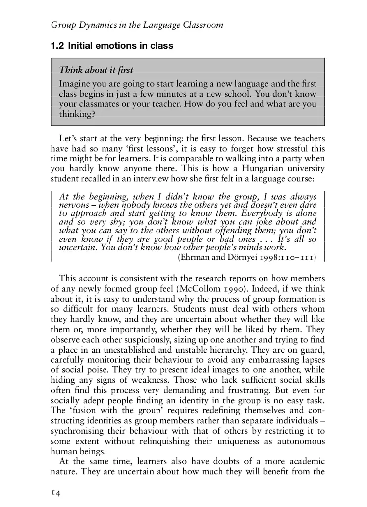 Group Dynamics in the Language Classroom - фото 4