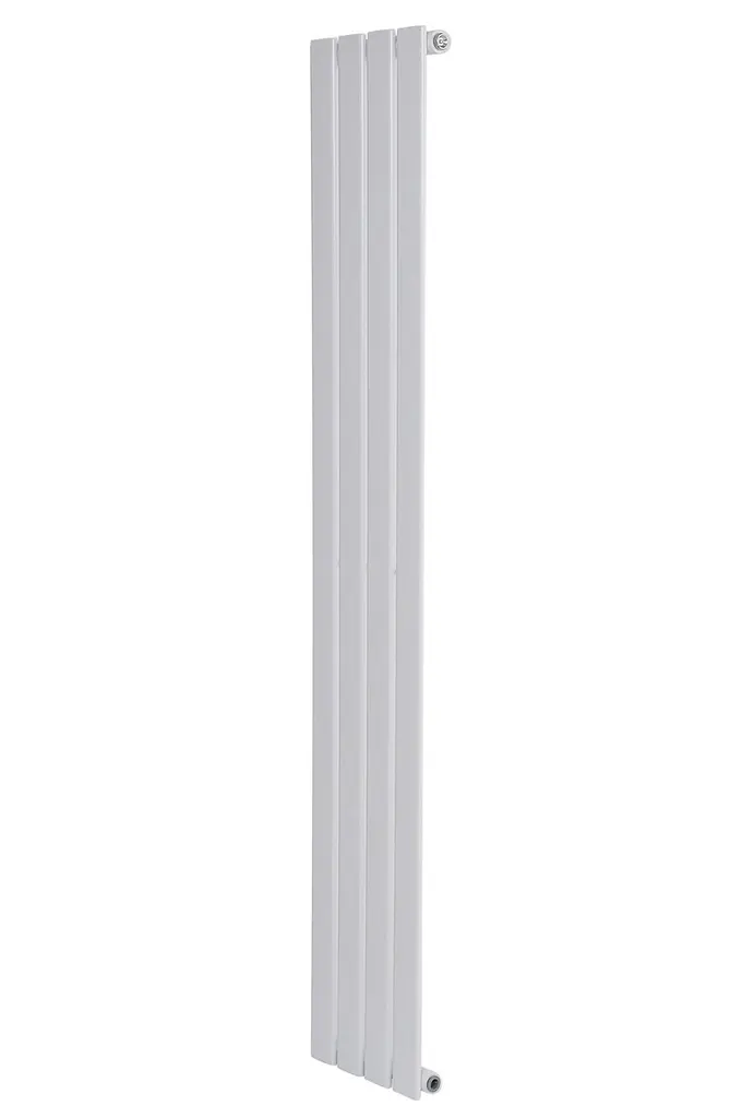 Дизайнерський вертикальний радіатор опалення Arttidesign Livorno 4/1600/272/50 білий матовий