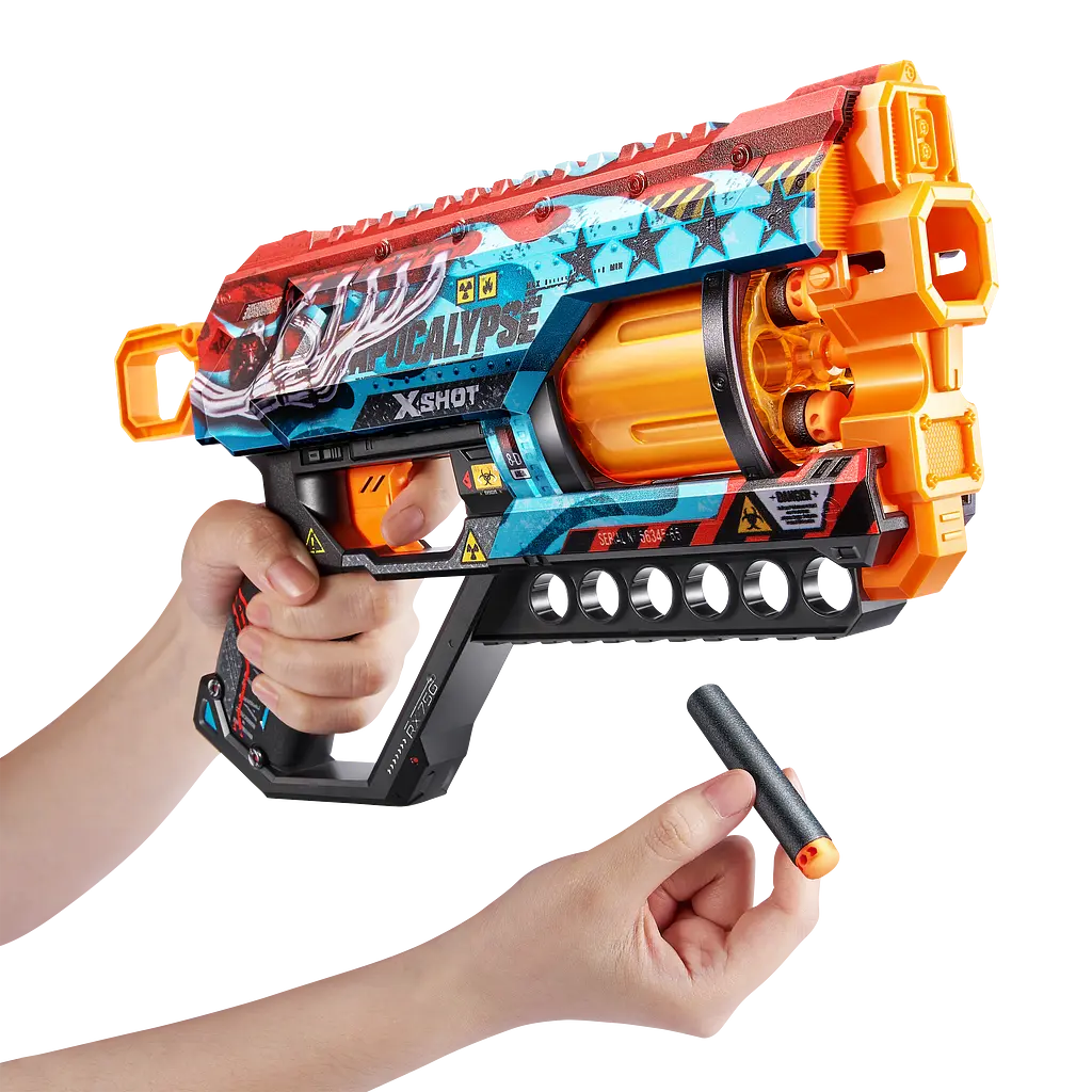 Швидкострільний бластер Zuru X-Shot Skins Griefer Apocalypse, 12 патронів (36561E) - фото 4