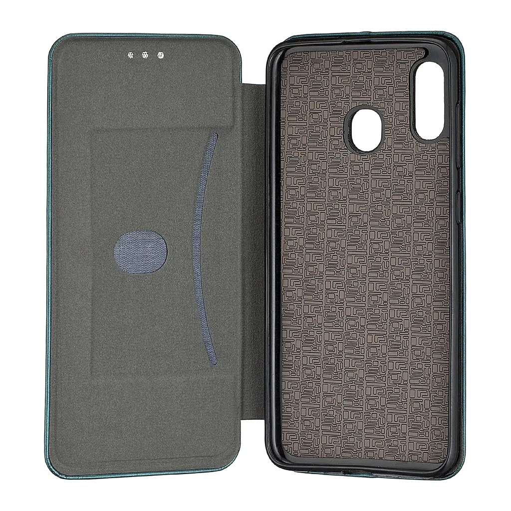 Чохол-книжка Standart Samsung A20/A30/M10s (A205/A305/M107) Dark Green - фото 2