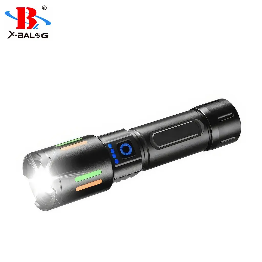 Фонарик ручной светодиодный на аккумуляторе мощный LED фонарь X-Balog BL-611-TG 26650 - фото 7