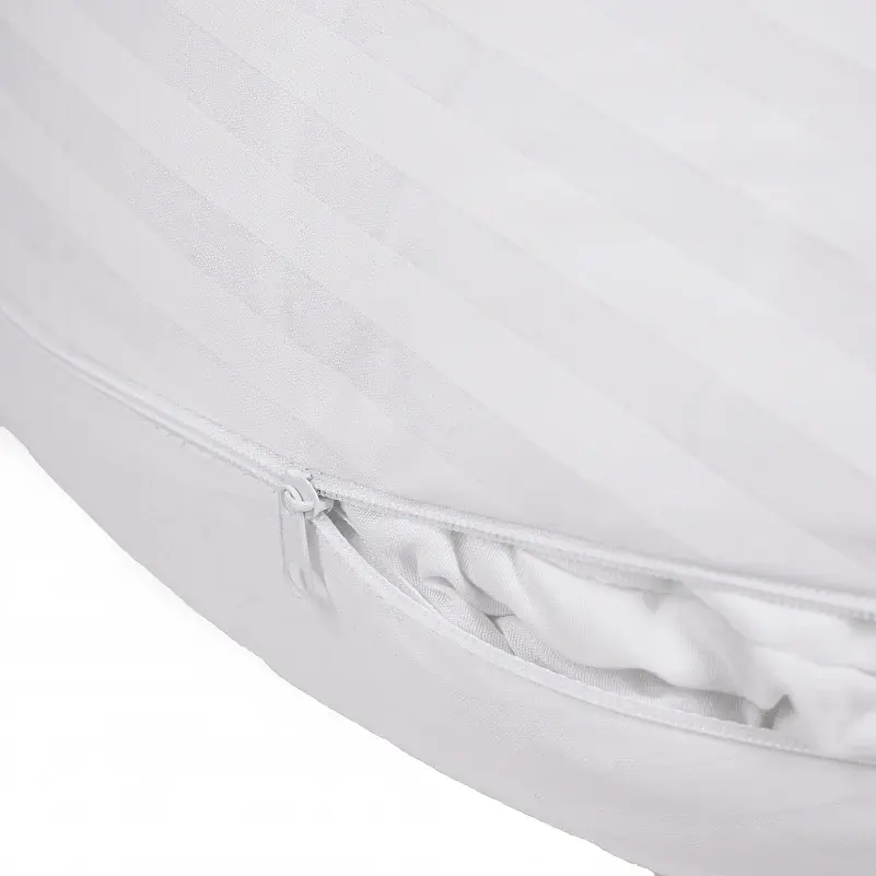 Подушка для беременных и кормления MirSon №5018 Color Line Stripe White 30х170 см белая (2200010969788) - фото 3