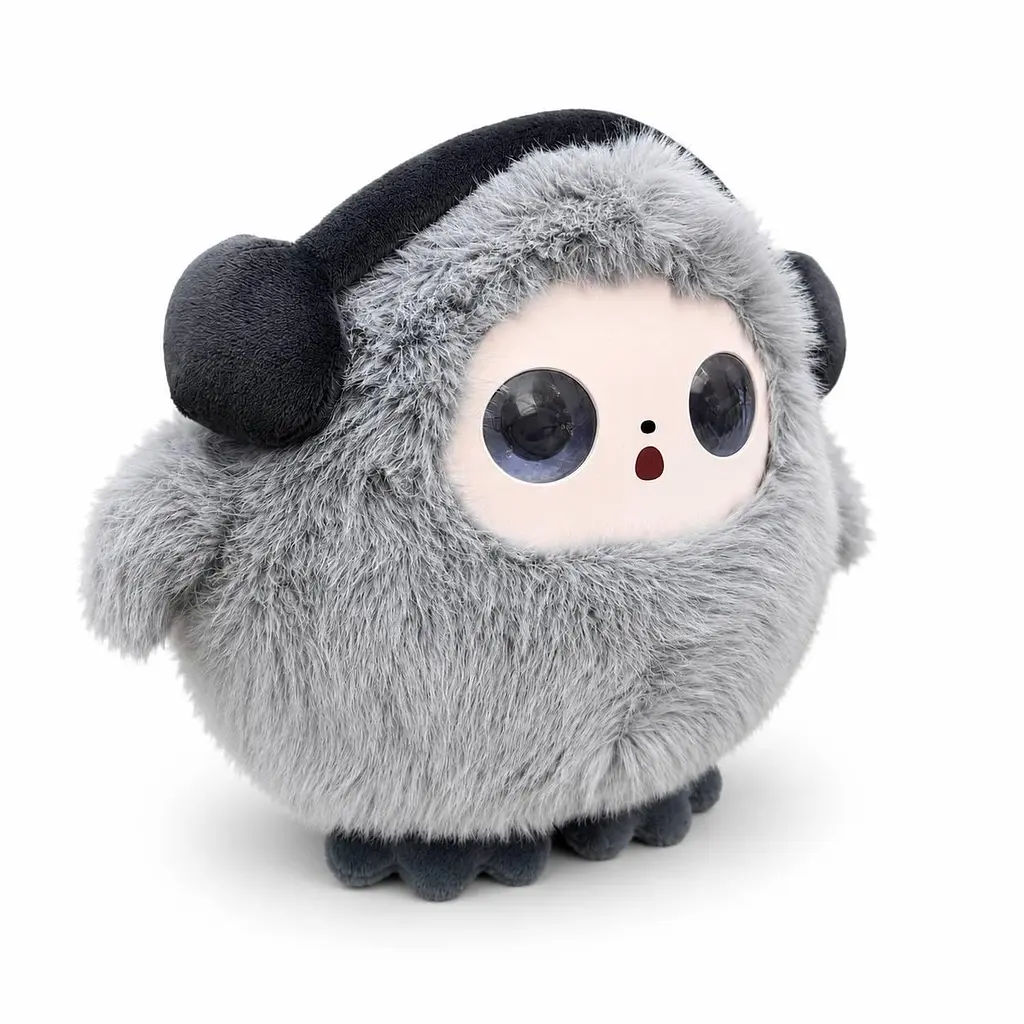 Інтерактивна м'яка іграшка Bobo GREY Smart AI Plush Toy з голосовим керуванням, Wi-Fi та мобільним застосунком Tuya - фото 2