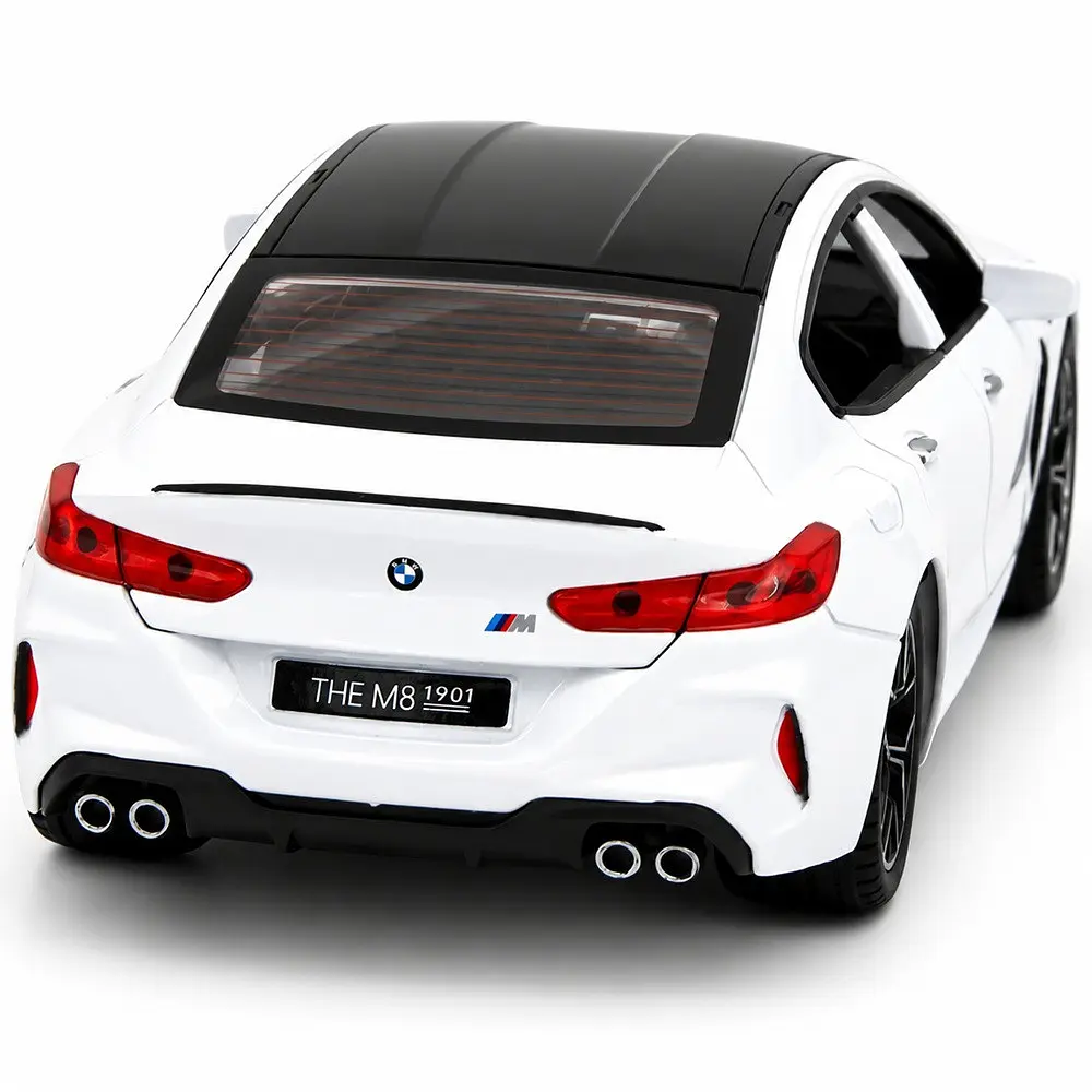 Колекційна металева модель автомобіля АвтоЕксперт BMW M8 Manhart MH8 800 з інерцією, світлом та звуком 1:24 - фото 3