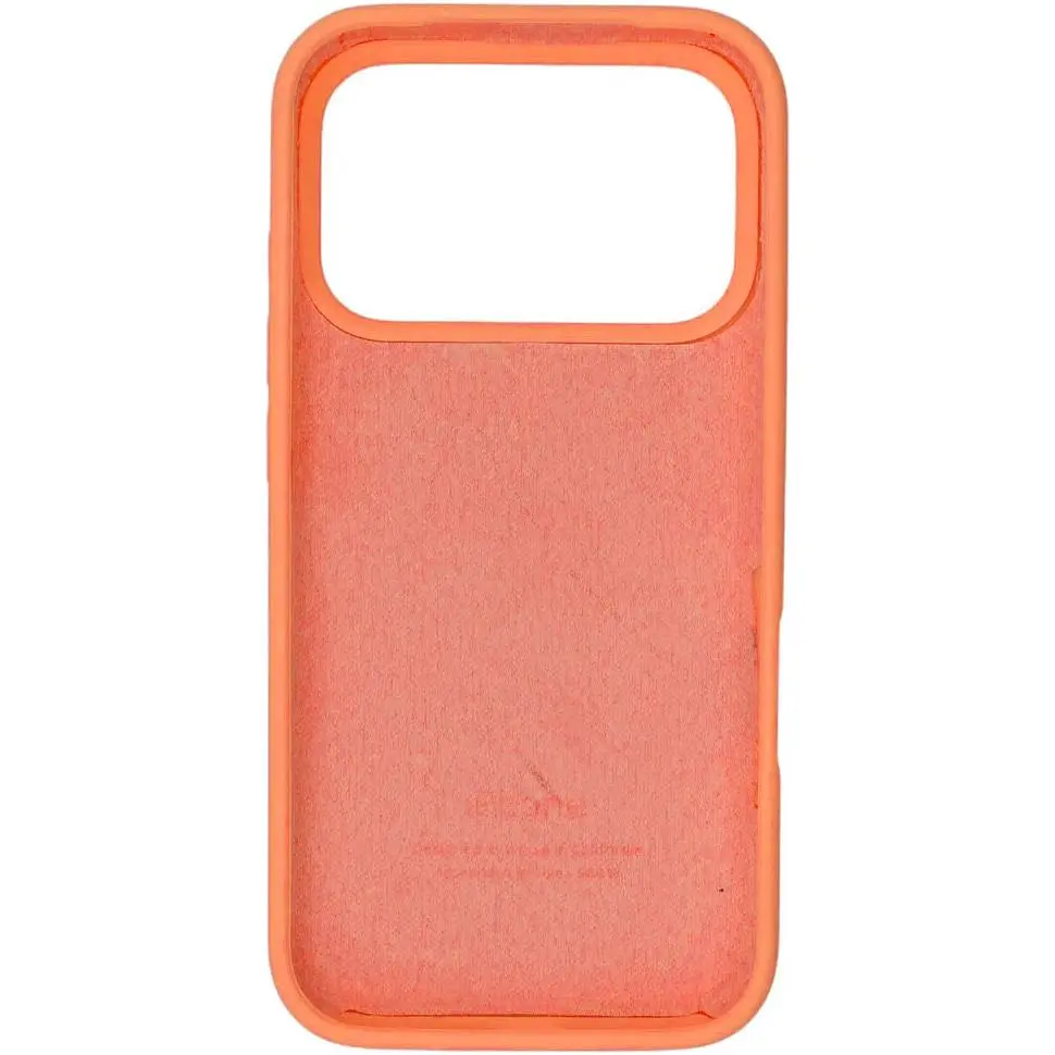Чехол Silicone Case для Apple iPhone 17 Pro Max Papaya AA [145120] - фото 2