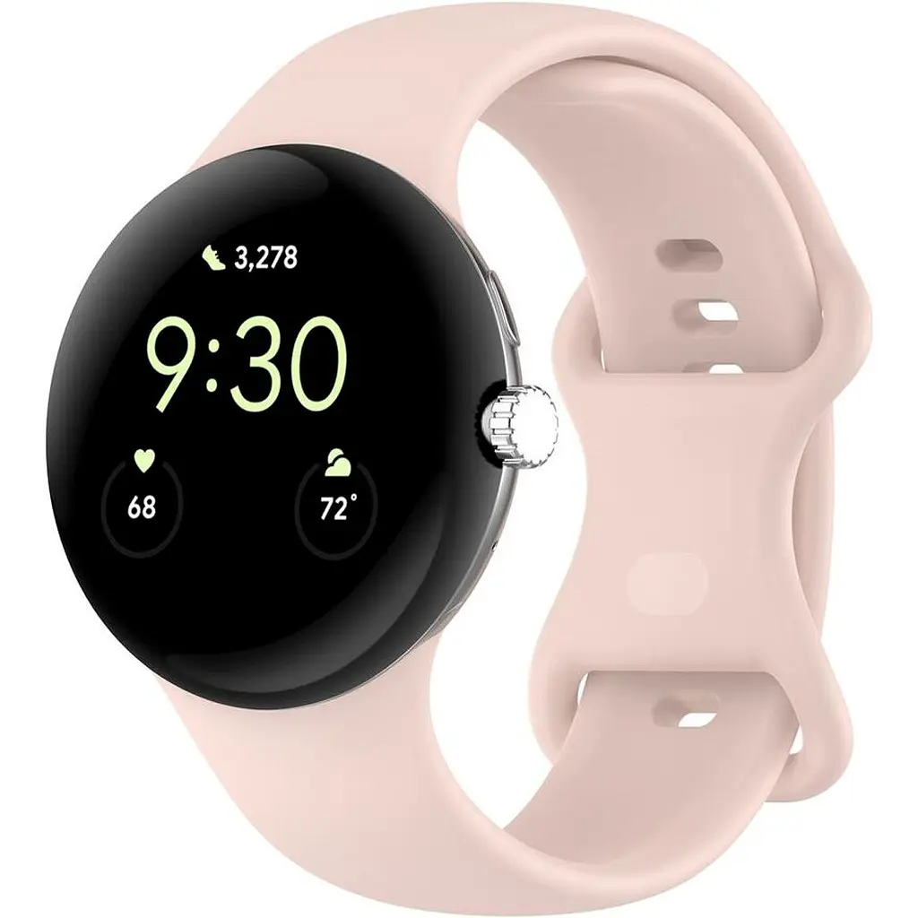 Ремінець ArmorStandart Silicon Band для Google Pixel Watch/Watch 2/Watch 3/Watch 4 Pink Sand (ARM75436) [105458] - фото 3