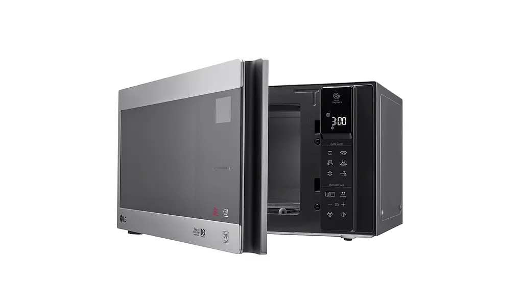 Микроволновая печь LG 25л электронное управление 1000Вт гриль серебристый дисплей - фото 4