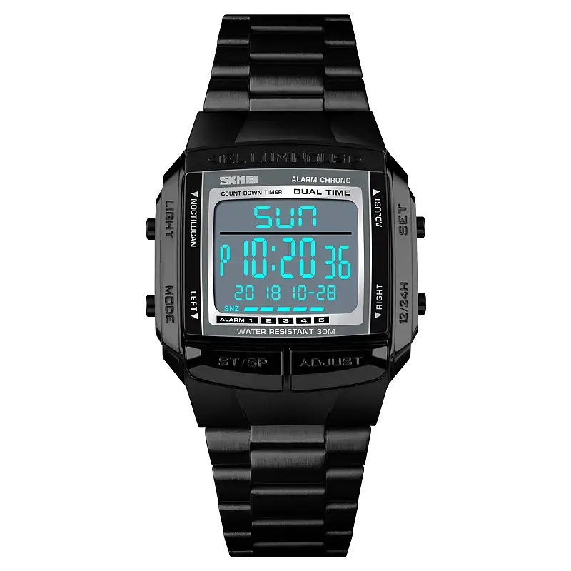 Наручний годинник Skmei 1381 Black, 1381BK (15946) - фото 2