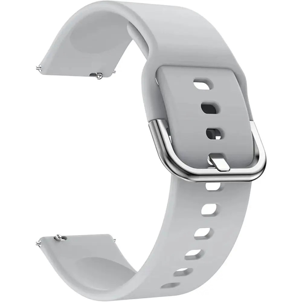 Ремінець DK CDK для Xiaomi Amazfit GTR 47mm "L" 22mm Silicone Sport Band Classic (011018) (grey)