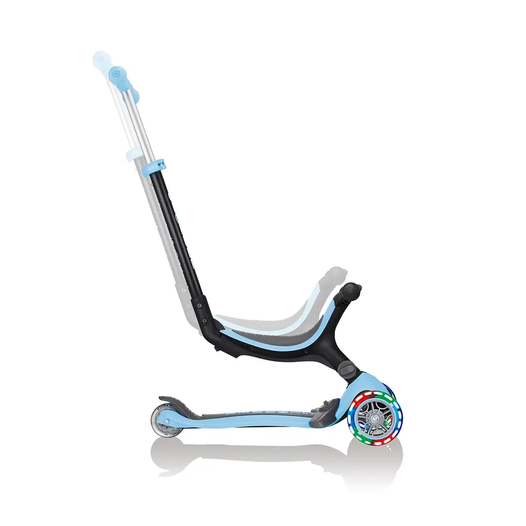 Самокат Globber Go up foldable plus lights, пастельно-синій (743-200) - фото 11
