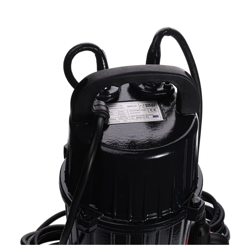 Дренажный насос VOLKS pumpe QDX7-21 1,3кВт (8746) - фото 4