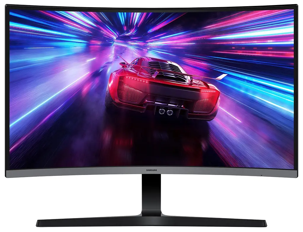 Монiтор Samsung 27" Essential S3 S27D390G (LS27D390GAIXUA) VA Black Curved 100Hz - фото 2
