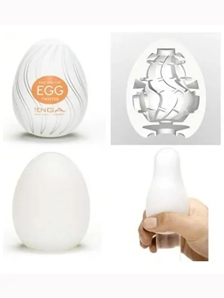 Мастурбатор яйце Tenga EGG Babydoll Універсальний.. Помаранчевий EGG-004 - фото 3