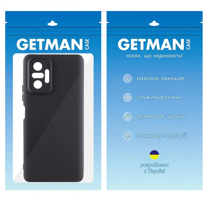 Чохол TPU Getman Liquid Silk Full Camera для Xiaomi Redmi Note 10 Pro / 10 Pro Max Чорний / Black - фото 5