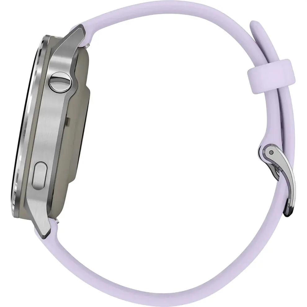 Смарт-часы Garmin Venu 4 41mm Silver with Periwinkle Silicone Band (010-03013-01) [146405] - фото 7