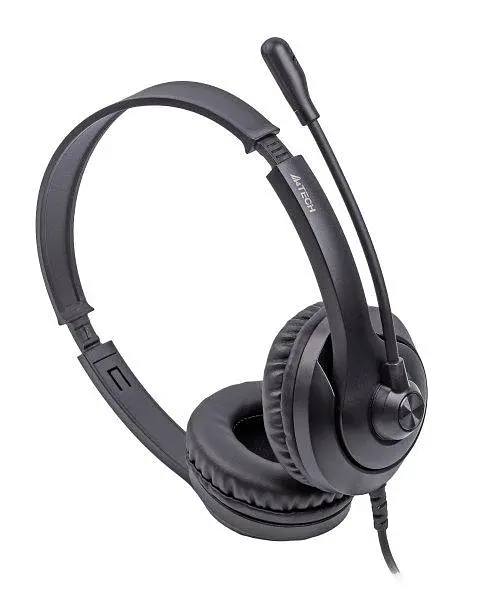 Гарнітура A4Tech A4-Tech FH100U USB Black (FH100U (Stone Black)) - фото 3