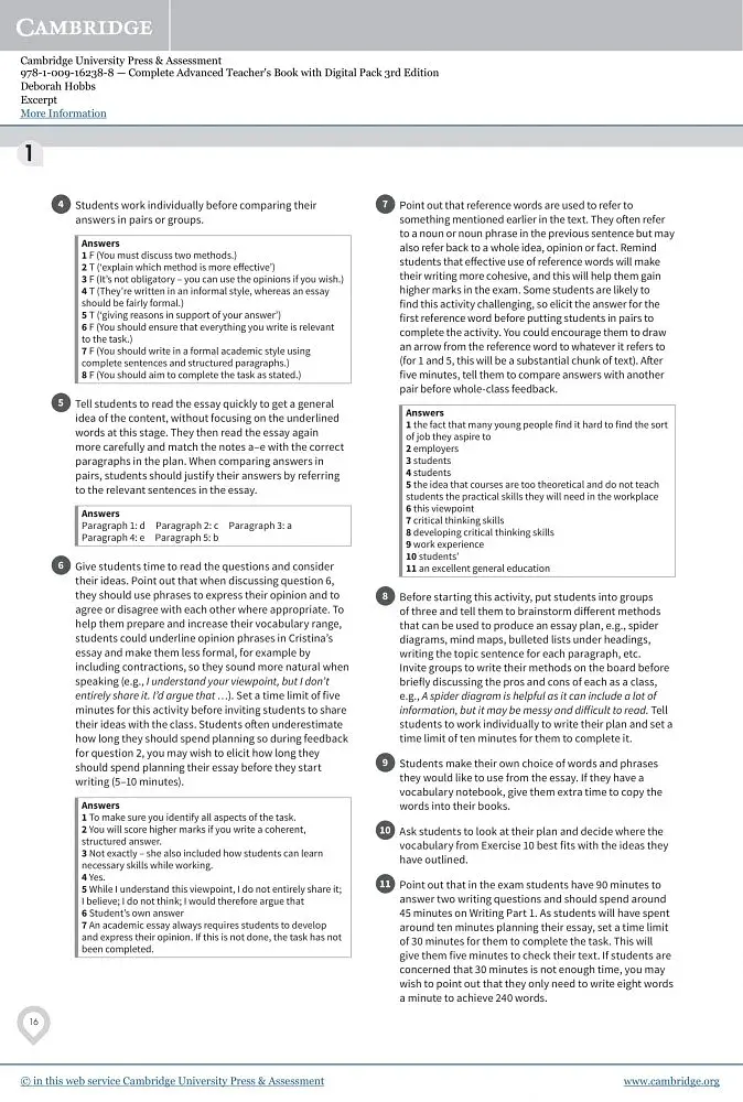 Complete Advanced. Teacher's Book with Digital Pack - фото 8