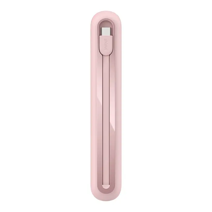 Belkin Акумулятор портативний літій-іонний Power Bank Belkin 20000мА·рік, 20Вт, з інтегрованим кабелем USB-C, рожевий - фото 4