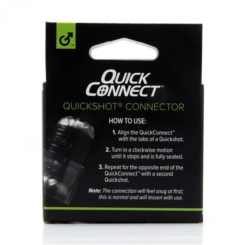 Адаптер Fleshlight Quickshot Quick Connect для з'єднання двох Квікшотів в одну іграшку - фото 3