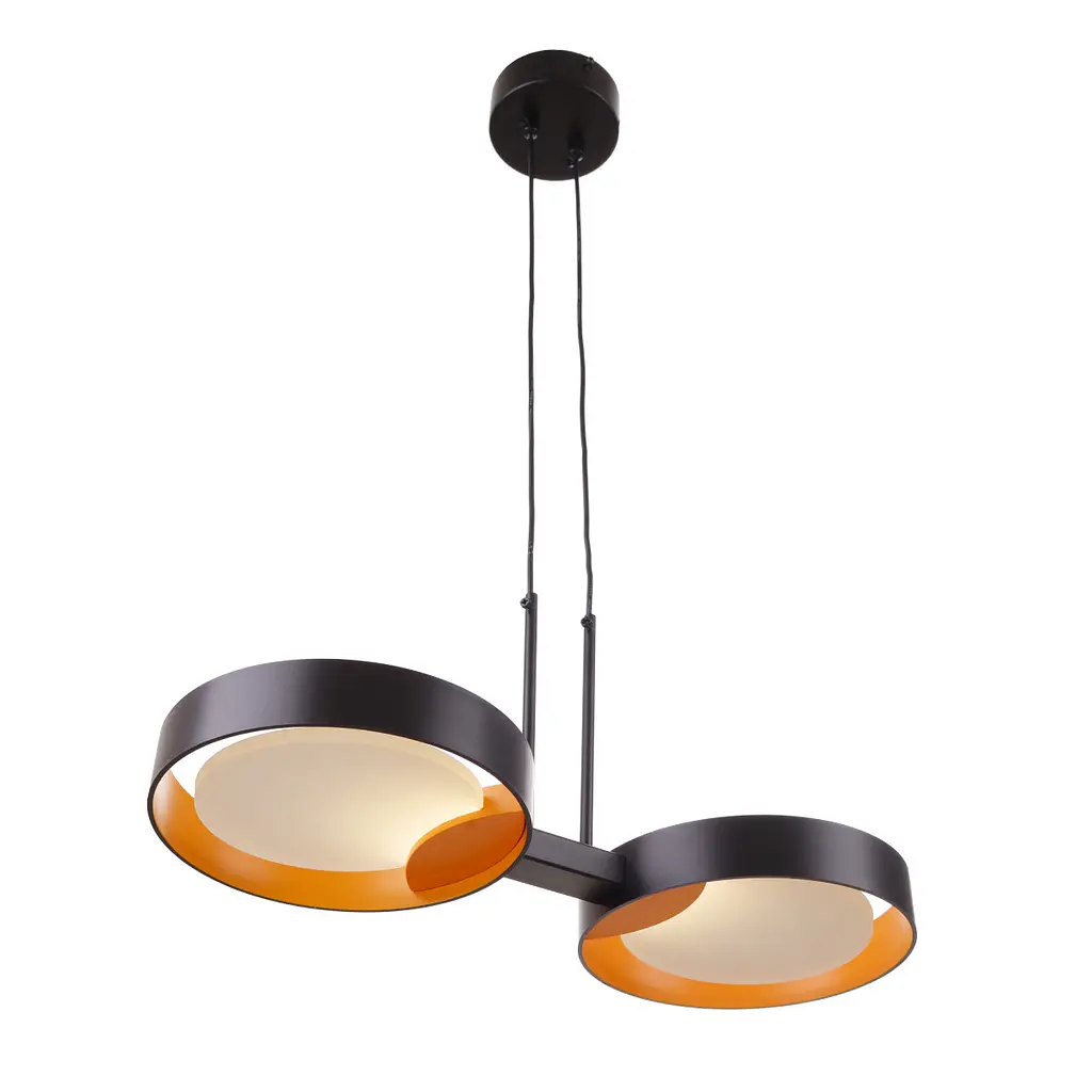 Світильник стельовий Brille підвісний BR-01 666S/2 LED 10W NW BK/G - фото 2