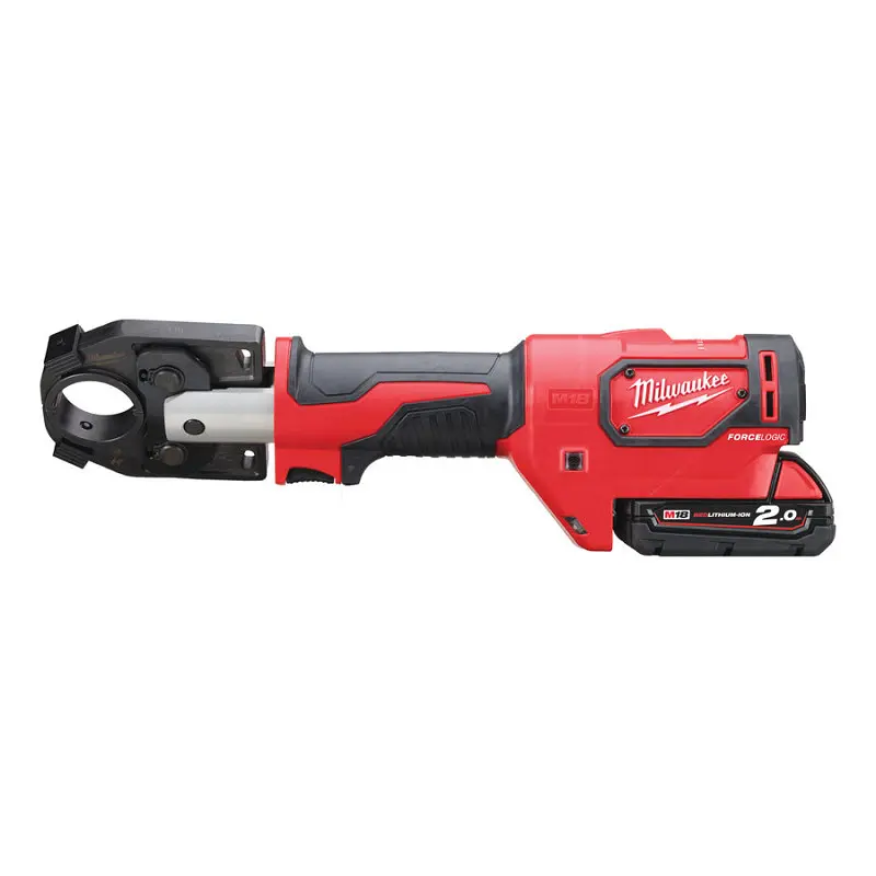 Обтискач гідравлічний акумуляторний для кабелів MILWAUKEE, M18 HCCT-201C, 53кН (зарядний.пристрій M12-18 FC, 1 акумулятор М18 - фото 5