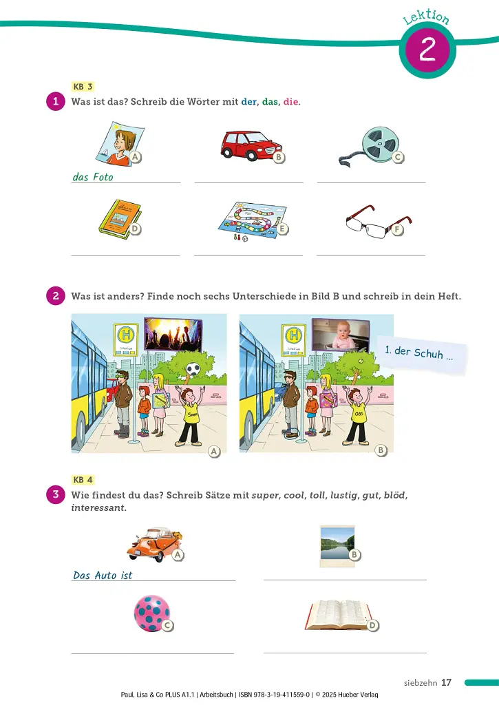 Paul, Lisa & Co PLUS A1.1. Arbeitsbuch plus interaktive Version - Моніка Боверманн - фото 2