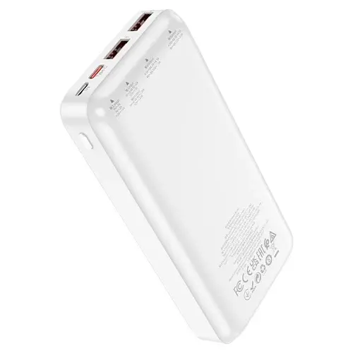 Універсальна мобільна батарея 20000 mAh, J101A "Astute", White, 22.5 Вт Hoco teh0027621 - фото 3