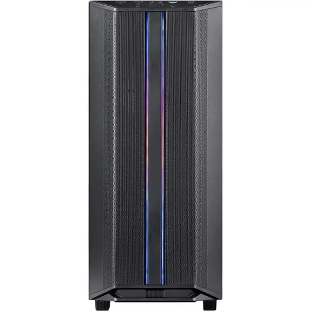 Корпус Prologix E122 Tempered Glass&Mesh Black [146857] - фото 5