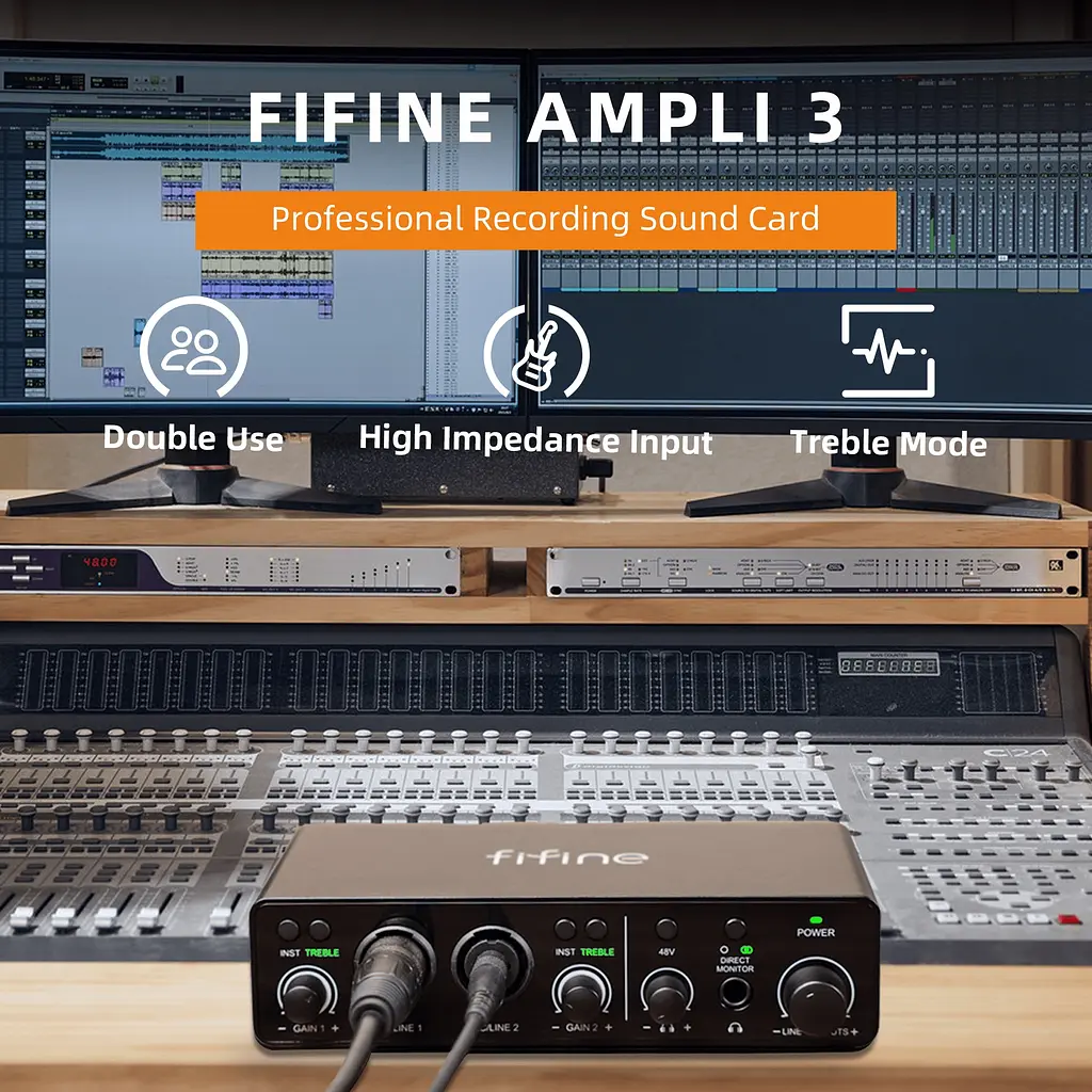 Аудиомикшер Fifine (Ampli 3) - фото 12