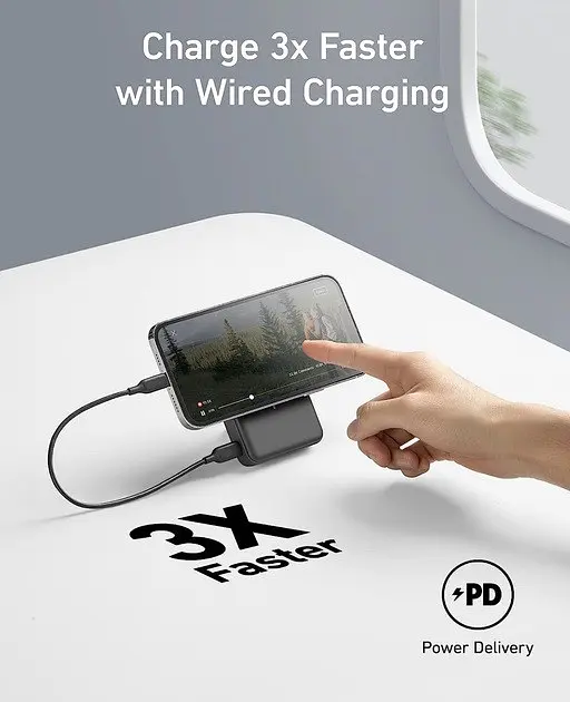 Акумулятор зовнішній - портативна батарея Anker 633 Magnetic 10000mAh 20W (A1641011) чорний - фото 6