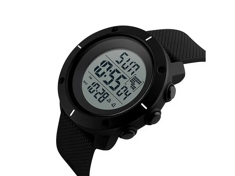 Чоловічий наручний годинник 1213 All Black Skmei acs0030842 - фото 3