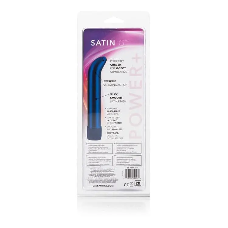 Вібратор CalExotics California Exotic Novelties Satin G, 17х3 см синій - фото 13