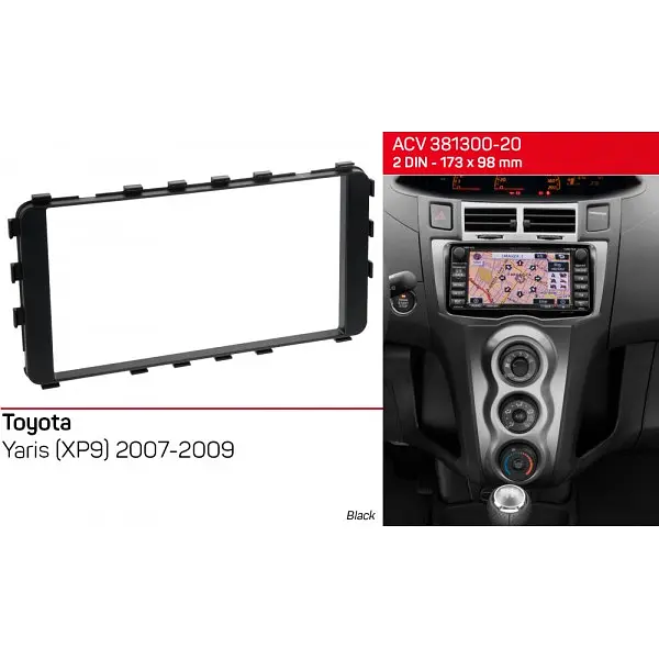 Переходная рамка Toyota Yaris ACV 381300-20 - фото 2