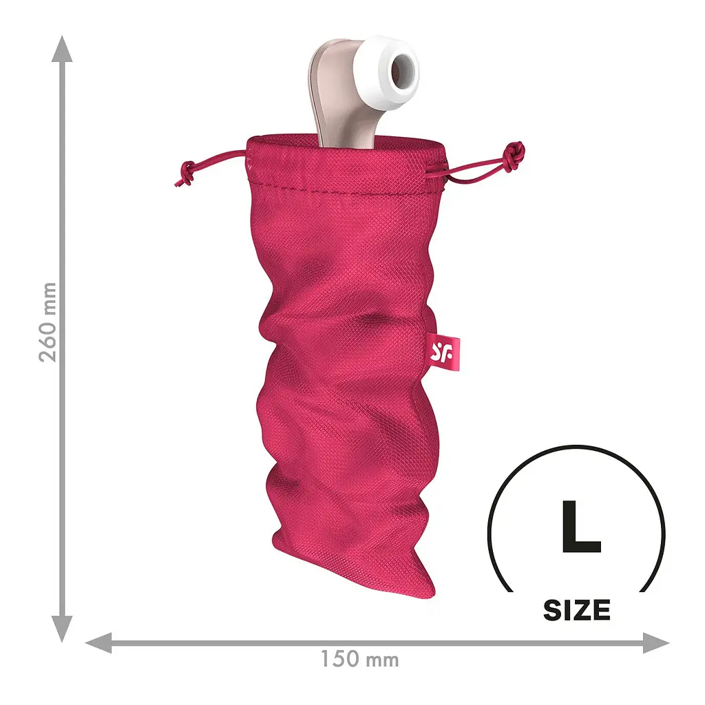 Мішечок для зберігання іграшок Satisfyer Treasure Bag L Pink Satisfyer IG059990; SX0551 98415