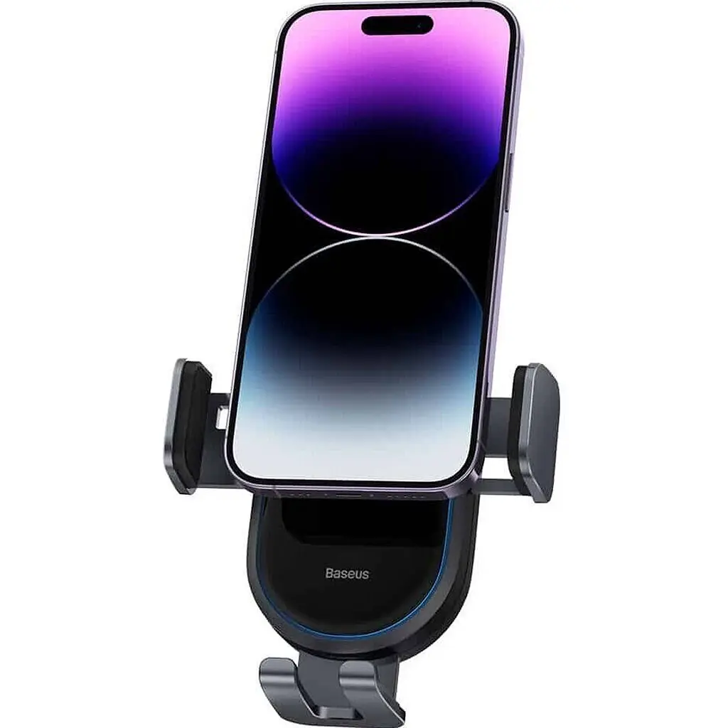 Автодержатель Baseus LightChaser Electric Car Mount с беспроводной зарядкой Black [C40355900121-00] [116279] - фото 4