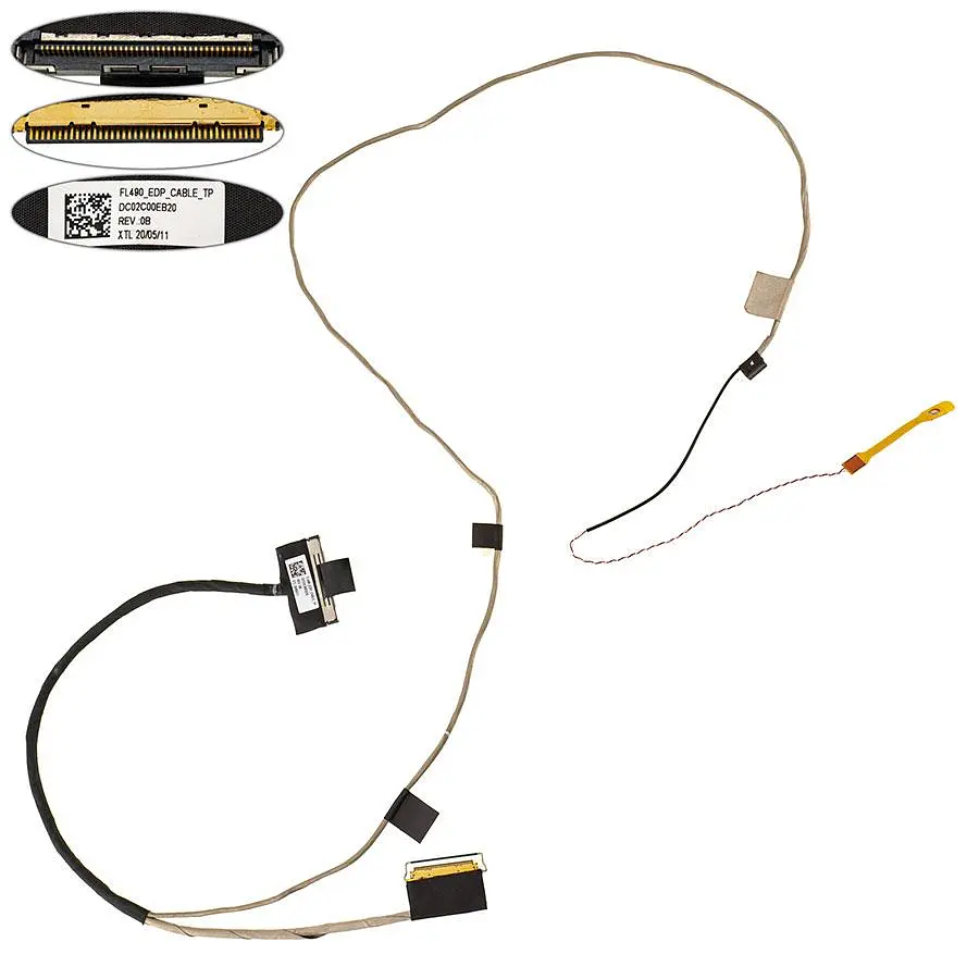 Шлейф матриці для ноутбука Dell (Latitude: E5400 E5401 E5402 E5405) 30pin FHD LED (DC02C00JX00)
