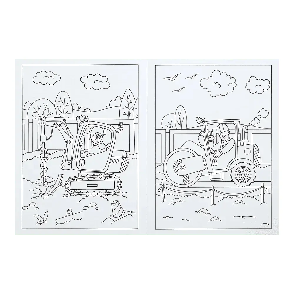 Розмальовка ZiBi Машини-помічники Kids Line (ZB.16018) - фото 3