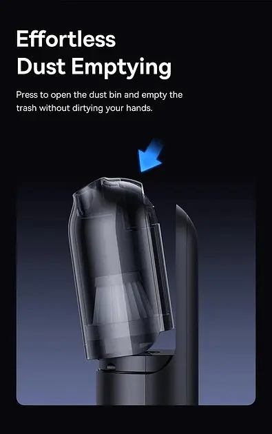 Бездротовий автопилосос Baseus A0 Pro Car Vacuum Cleaner - фото 2