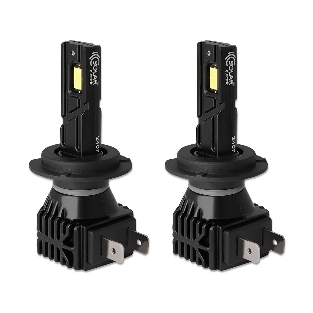 Автолампа Solar LED H7 12/24V 30W 3000 Lm 6500K CSP3570 2 шт. (8407S2) - фото 2