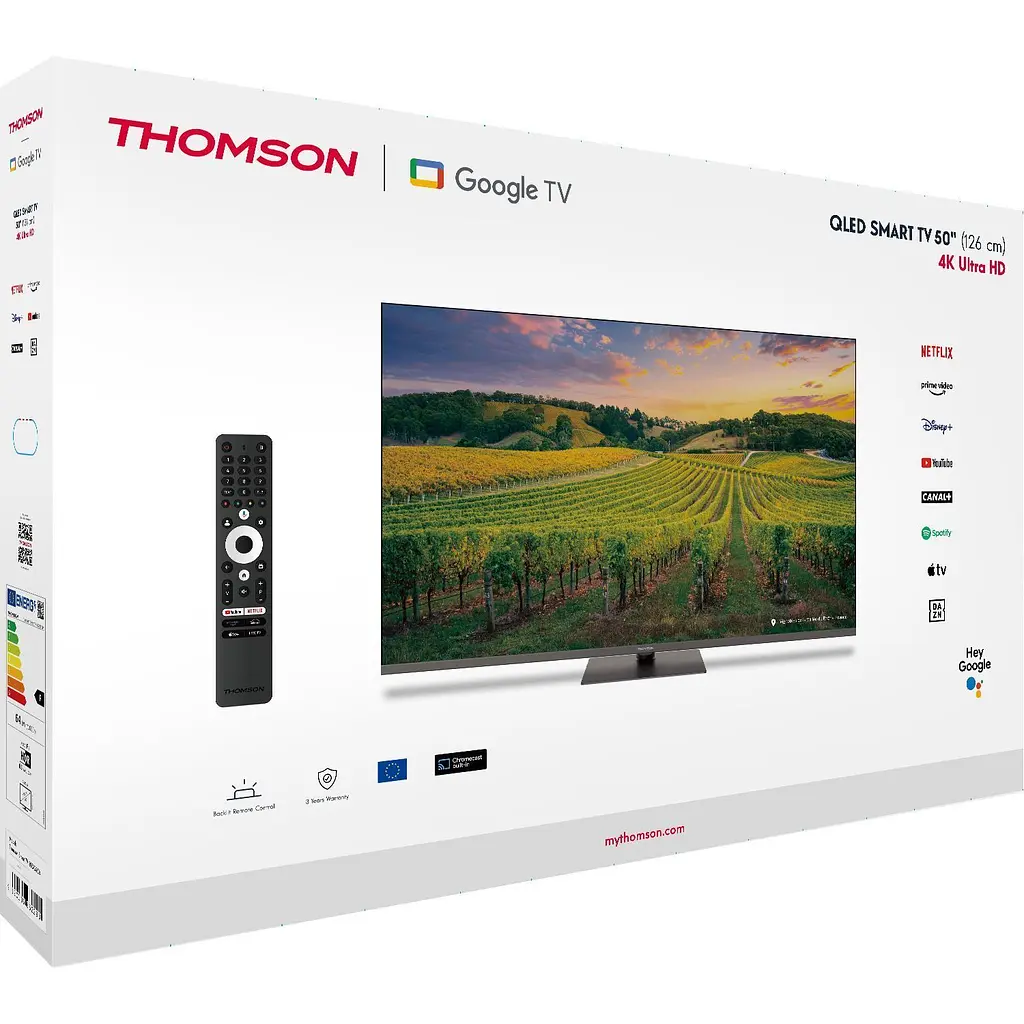 Телевізор Thomson QG5C14 50" QLED 4K UHD [50QG5C14] [139518] - фото 9