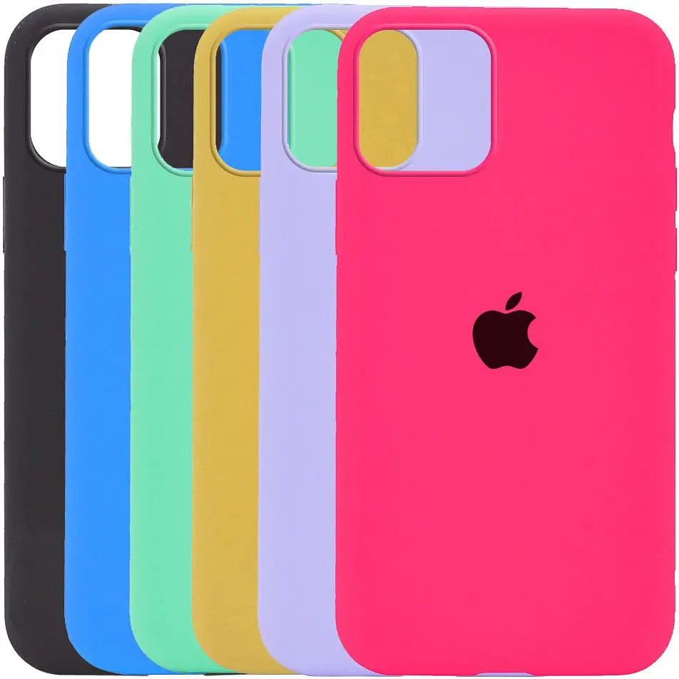 Чохол Silicone Case для Apple iPhone 12/12 Pro (Black) АА [51045] - фото 3