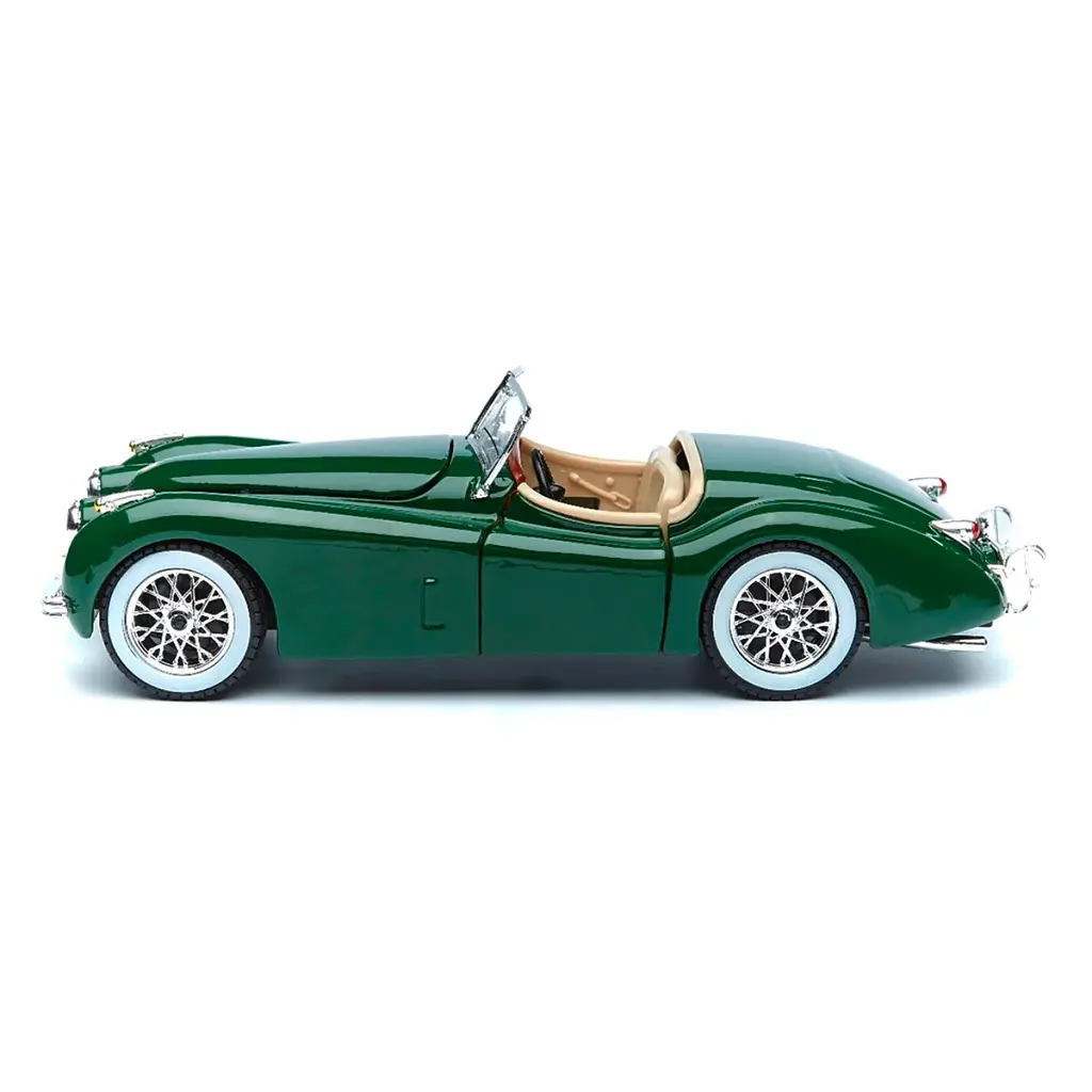 Автомодель - JAGUAR XK 120 (1951) (асорті вишневий, сріблястий, 1:24) - фото 4