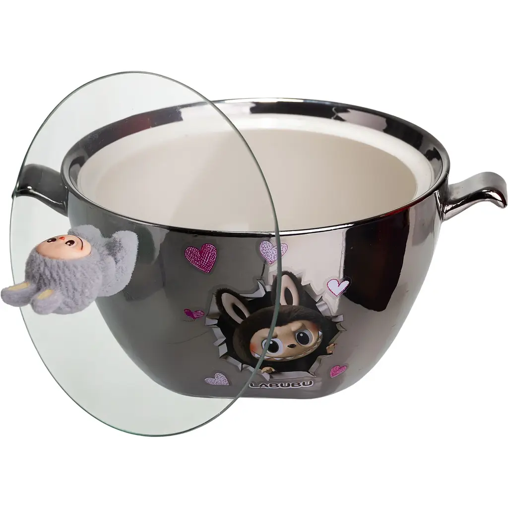 Миска для супу та локшини порцелянова LABUBU Bubu 800 мл  FM-34A - фото 2