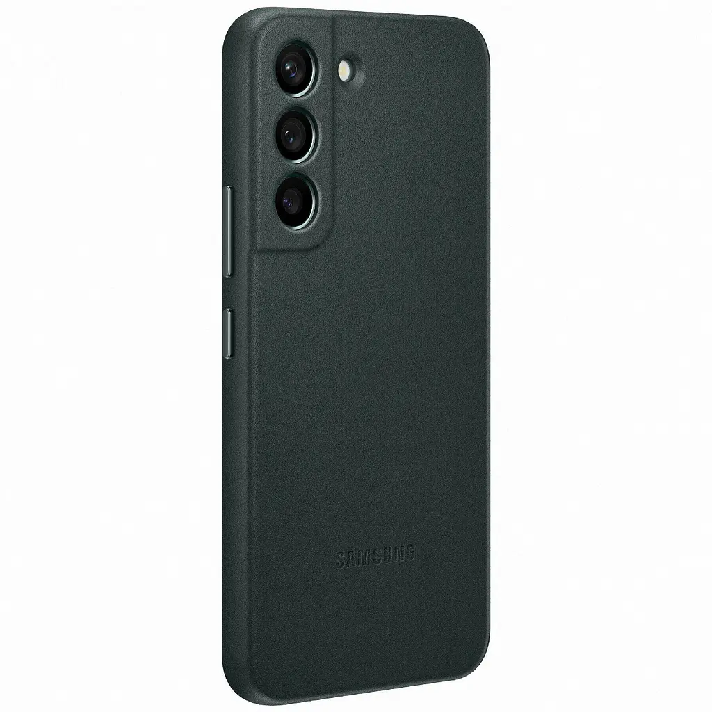 Оригінальний шкіряний чохол Leather Cover для Samsung Galaxy S22 Plus S906 Forest Green EF-VS906LGEGRU - фото 8