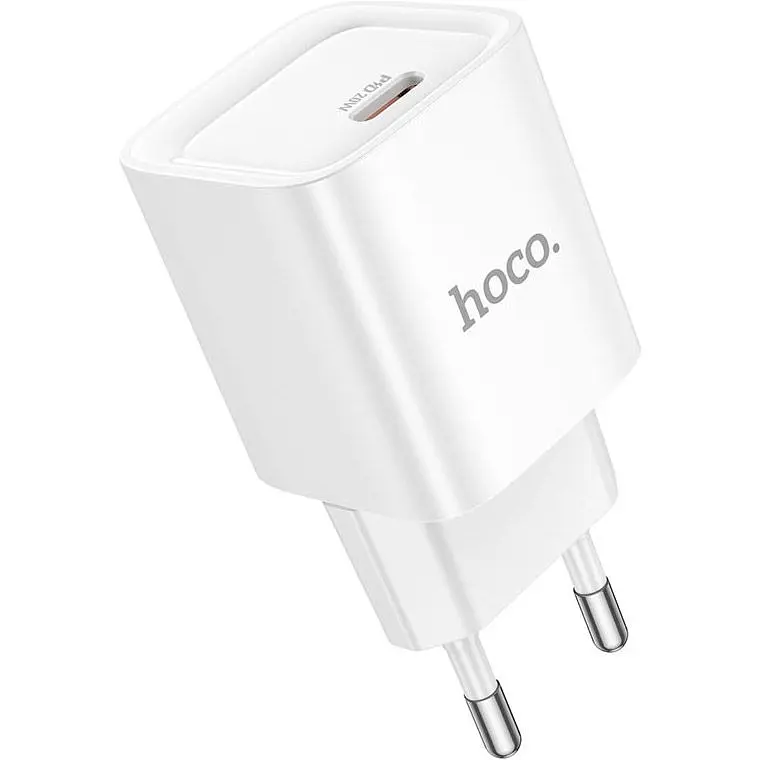 Мережевий зарядний пристрій Hoco C146A Charm PD20W White (6942007630245) [173053] - фото 2