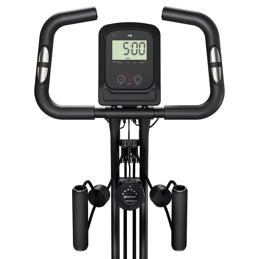 Велотренажер Hop-Sport HS-3030X Apeks X-Bike черно-золотистый - фото 2