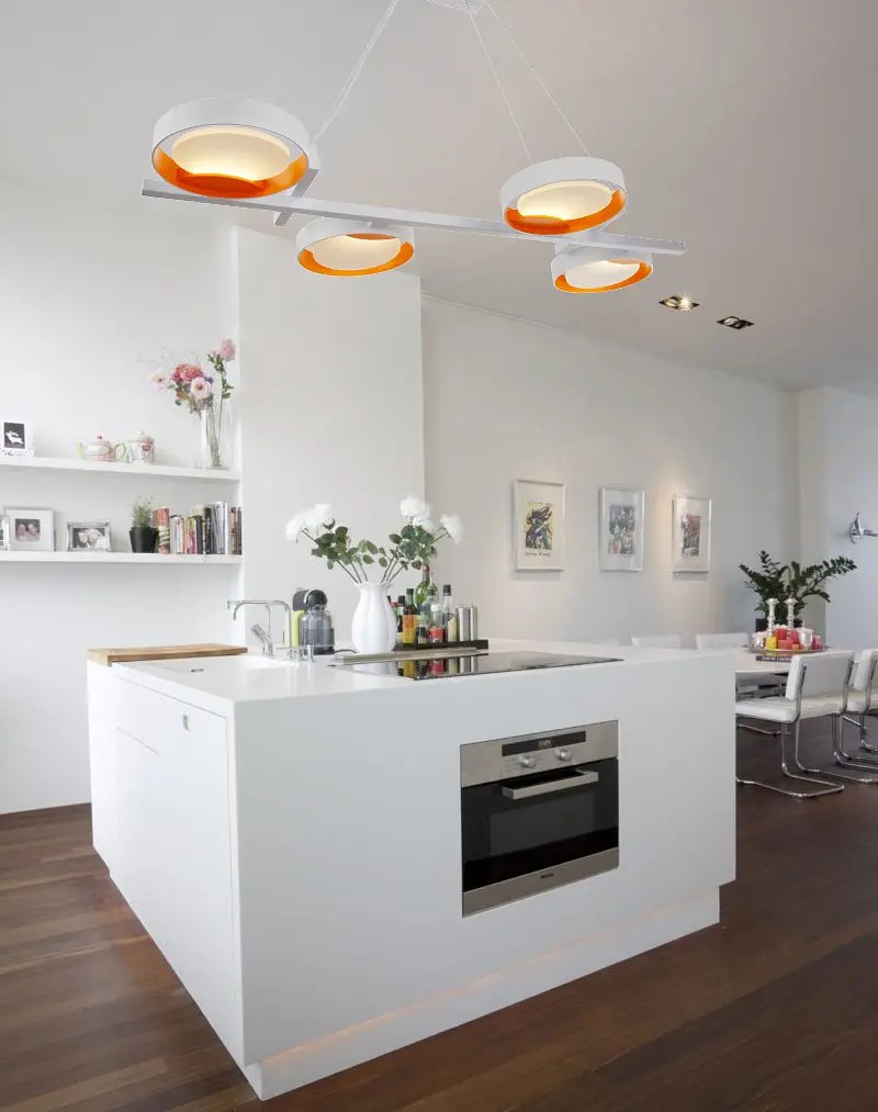 Світильник стельовий Brille підвісний BR-01 666S/4 LED 20W NW WH/G - фото 9