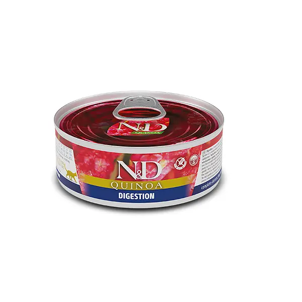 Вологий корм для кішок Farmina DIGESTION, LAMB & QUINOA ADULT дієт. харчування рекомендовано у разі порушень травлення з ягням та кіноа, 80 г
