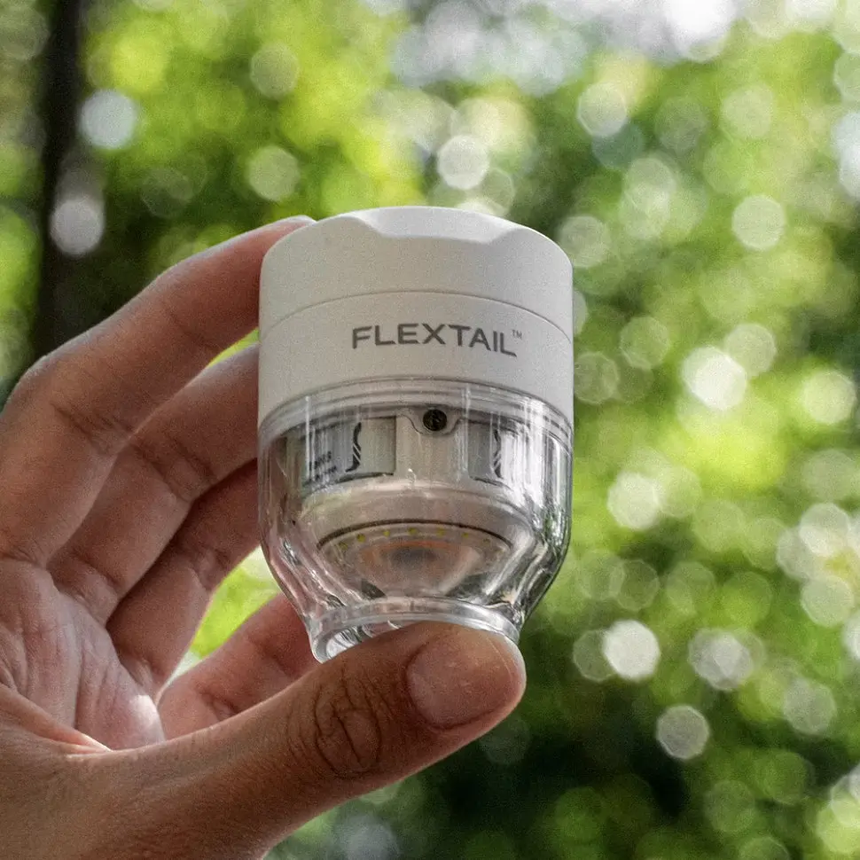 Насос-ліхтар кемпінговий Flextail Tiny Pump 3X, білий - фото 2