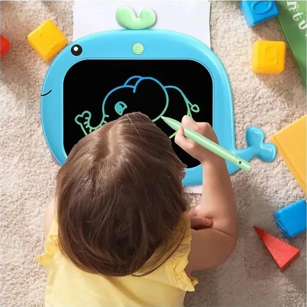 Планшет для малювання DK Kids Pad 9` Color Whale Blue [115861] - фото 5
